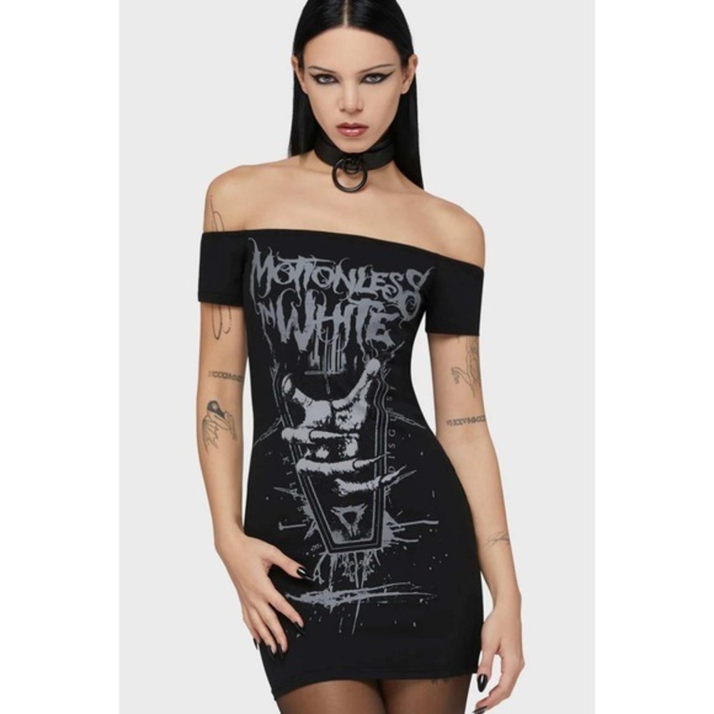 Killstar up from hell bardot mini dress MIW plus size